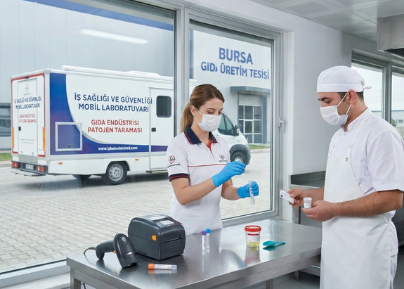 Bursa Gıda Sektöründe Hijyen Zinciri: Mobil Portör Muayenesi ve Mikrobiyolojik Güvenlik